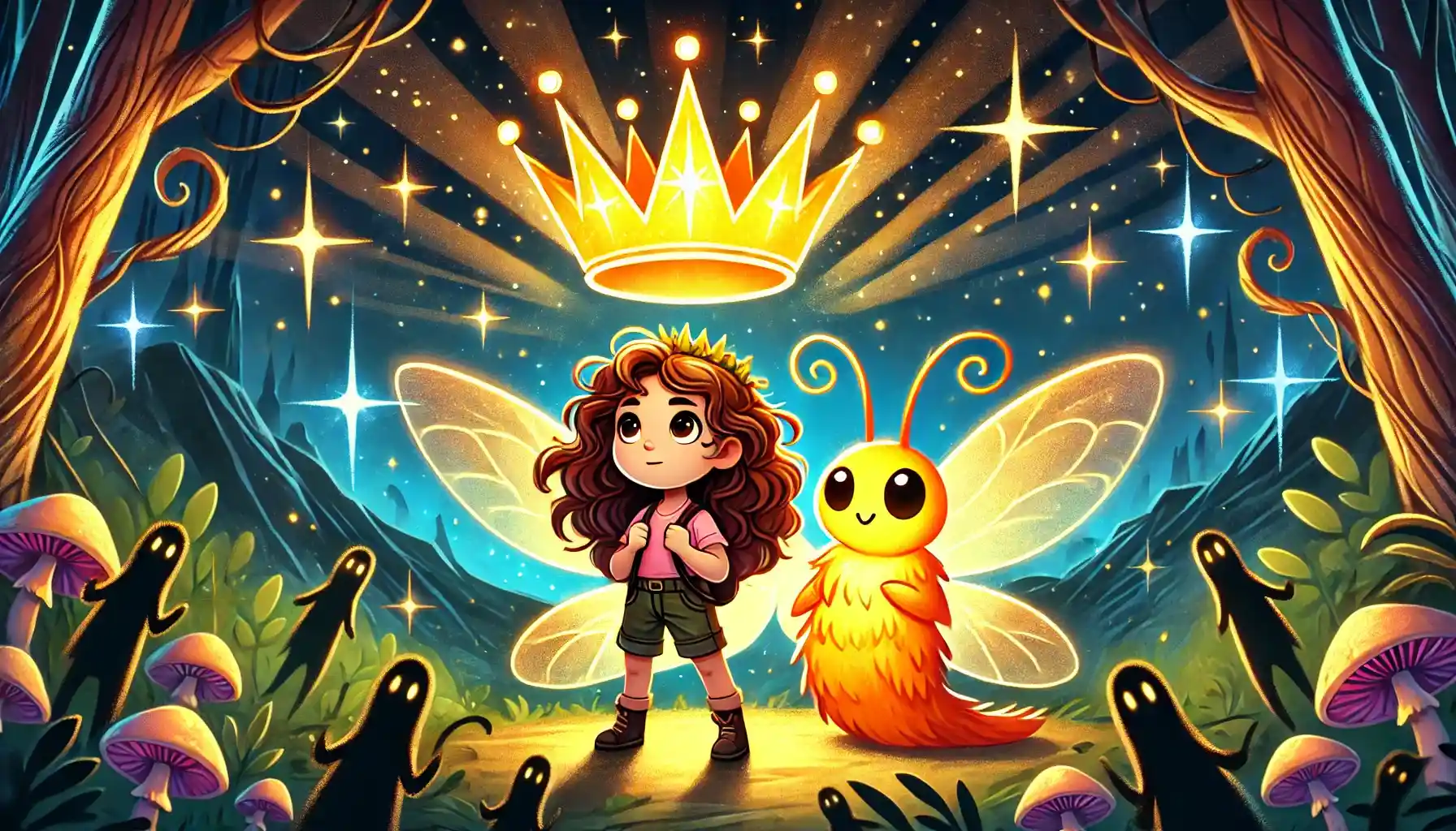 The Starlight Crown's Hidden Secret - Bedtime stories for kids - StoriesZZ